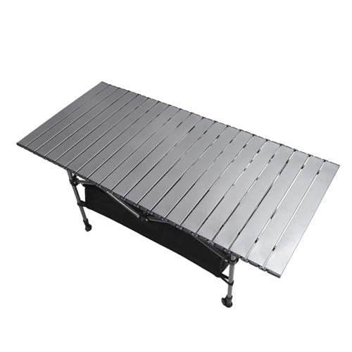 Table de gril pliante réglable en acier au carbone pour extérieur - 8