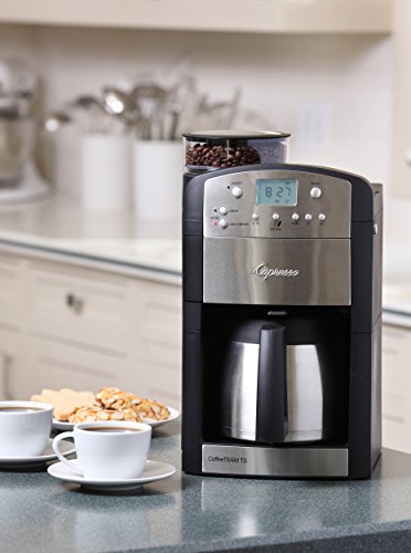 Capresso 465 Coffeeteam Ts 10-Cup Digital Coffeemaker With Conical Burr Grinder And Thermal Carafe #TOP2