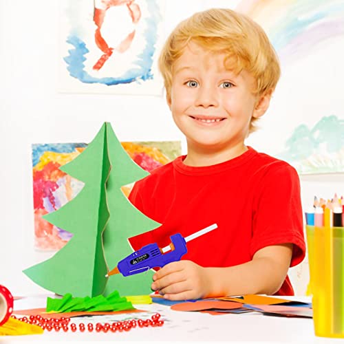 Liumai Glue Gun, Mini Hot Glue Gun Kit With 20 Glue Sticks, Hot Glue Guns For Crafts School Diy Arts Home Quick Repairs, Mini Glue Gun Blue #TOP4