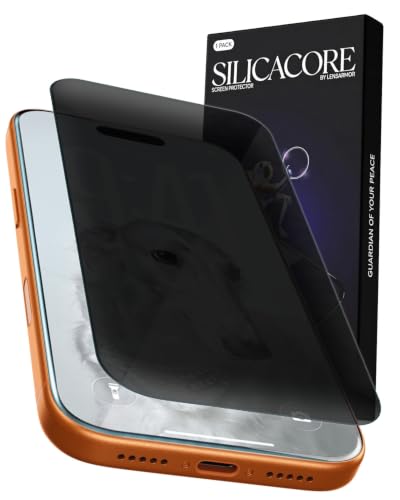 Image of Lensarmor Compatible with iPhone 17 Pro Max Borderless Privacy Screen Protector, 0.33 mm 300 CC Military Grade Anti Spy Tempered Glass, Full View, Case Friendly, Scratch Resistant