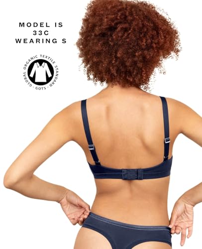 Image of Subset Triangle Soft Bra - Organic Cotton, Wireless, Breathable, Supportive, Regular & Extra Cup Room, Elevated Essentials