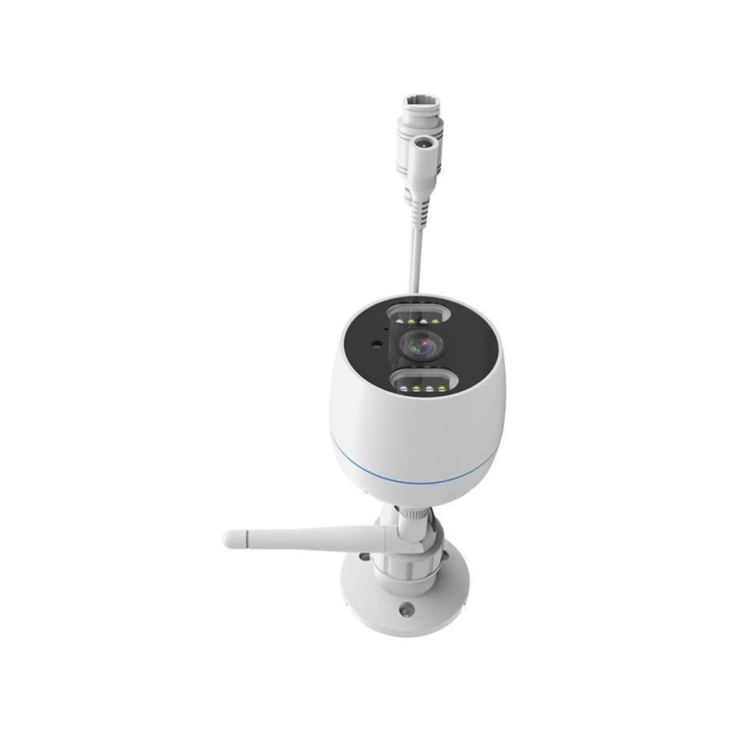 Telecamera esterna 1080p, 2MP, visione notturna a colori, ideale per sorveglianza e monitoraggio all'aperto.