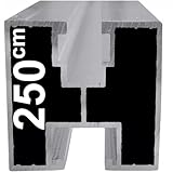 NIBLO Solar Schiene (250cm ; 40x40cm, Typ S) Solarprofil Montagesystem Aluminiumprofil PV Anlage Nut...