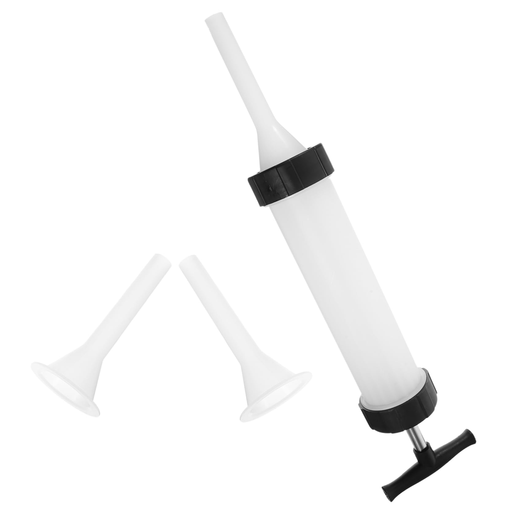 FUNOMOCYA Stainless Steel Sausage Stuffer Sausage Maker Machine Filler Tube Easy Cleaning Meat Stuffer Tool for Home Cooking