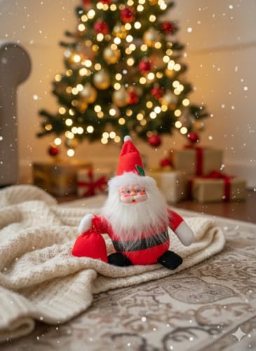 Image of Santa Claus Soft Toy | Plush Santa Claus Soft Toy | Stuffed Santa Clause | Perfect for Holiday Decor and Christmas Gifting | C | PoPo Toys 