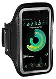 ONEFLOW Sportarmband Handy kompatibel mit Samsung Galaxy A5 (2017) Armtasche Fitness Armband Sport Laufarmband Outdoor Handyhülle Joggen Arm Halterung Smartphone Handytasche, Schwarz