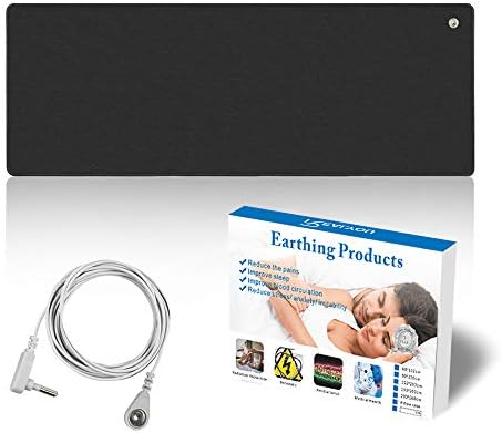 Grounding Mat for Better Sleep and Working Grounding Pad for Less Pain, Reduce Stress Grounding Sheet (11.7IN * 39IN)