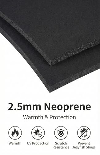 Yikayin Neoprenanzug Kinder Kurz, 2.5mm Neopren Shorty für Jungen Mädchen, Thermo UV Schwimmanzug Rückenreißverschluss zum Schwimmkurs, Tauchen, Surfen, Schnorcheln