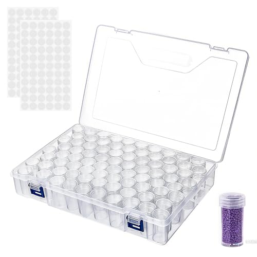 Boîte broderie diamant 80 cases pour ne plus perdre vos strass et clous - 2