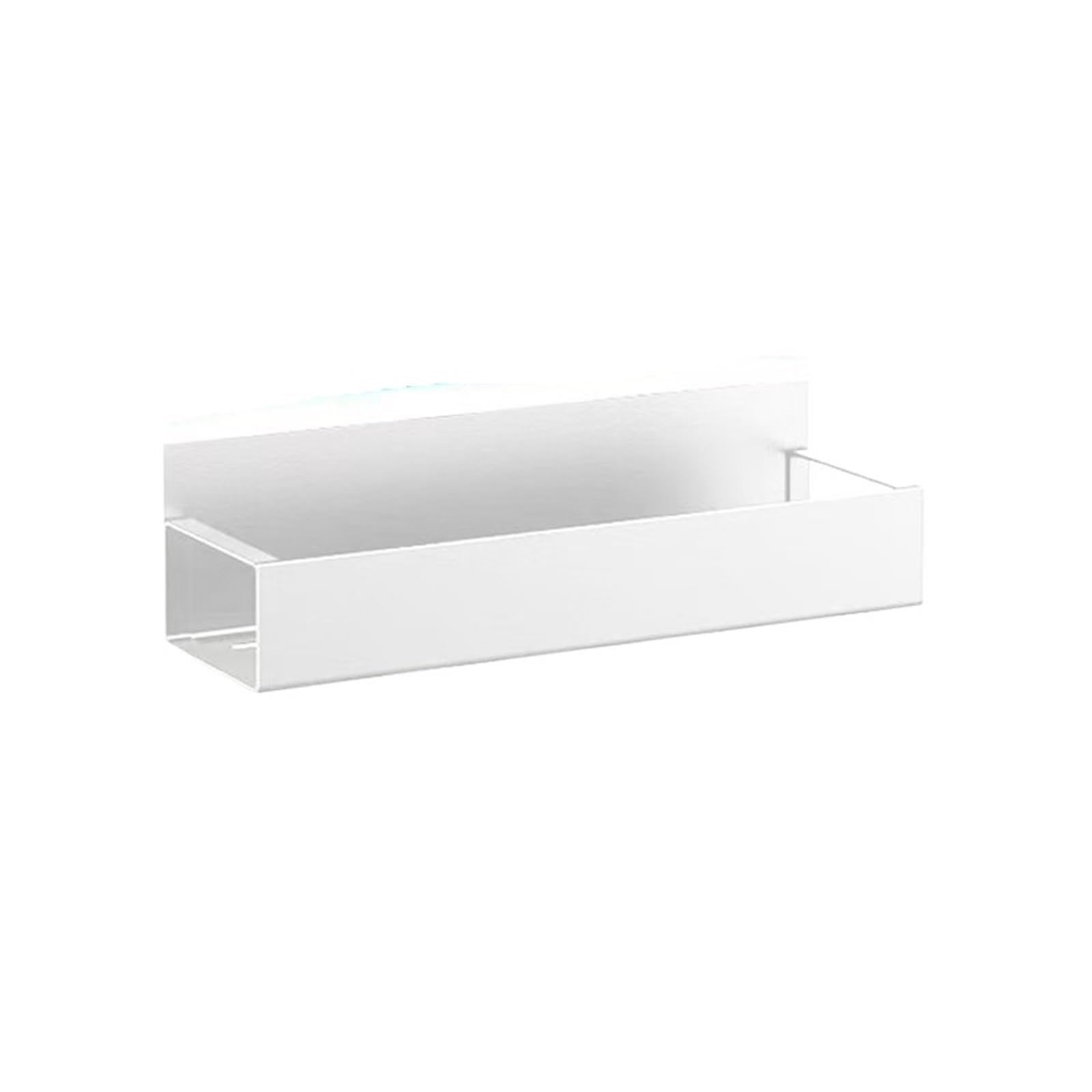 JTKSSCS Magnetic Shelf Strong Magnetic Storage Shelf Household Kitchen Refrigerator Washing Machine Side Hanging Rack Multifunctional(M white)