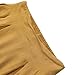 Amazhiyu Women's Linen Summer Casual Flowy High-Waist Pleated Shorts with Pocket Yellow, X-Large