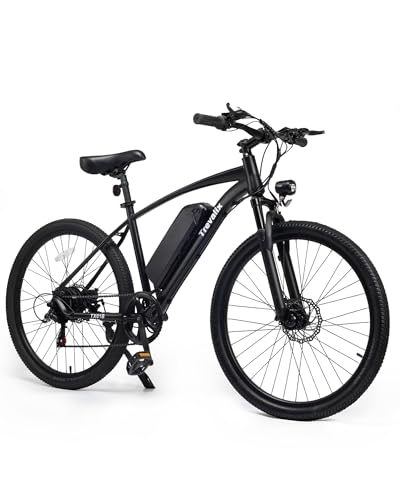 Trevalix Mountain Electric Bike for Adults, 500W Peak Motor & Cadence Sensor,50 Miles E Bike with...