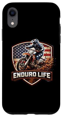 Enduro Life �A�����J���_�[�g�o�C�N ���C�_�[ ���g�N���X �o�C�N USA �X�}�z�P�[�X iPhone XR �p