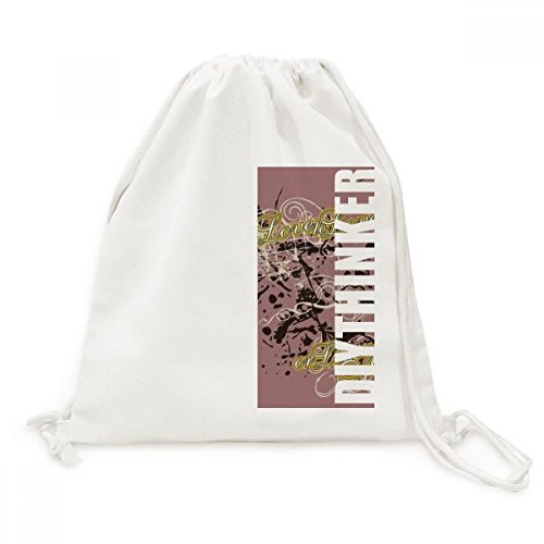 Sac à dos cordon Rue Graffiti Love en toile pour vos sorties et voyages