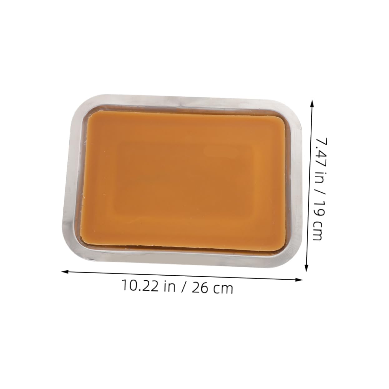 Gogogmee 2pcs Anatomy Tray Laboratory Organizer Lab Dissecting Pan Lab Dissection Pan Dissection Trays for Laboratory Lab Dissecting Tray Laboratory Tray Dissection Plate Wax Yellow