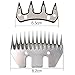 MUDUOBAN Sheep Shears Blades Replacement Clipper Blades Stainless Steel Straight 13 Tooth Electric Wool Comb Cutter Goats Clipper Scissors Blade