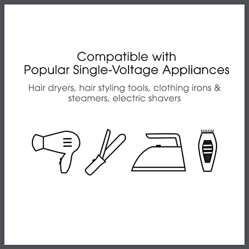 Travel Smart TS703CRN Infinitipro By Conair Travel Voltage Converter With Adapter Plugs For Hair Styling Tools & Appliances By Travel Smart thumb #5
