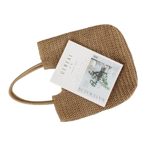 Bolso playero grande tejido para mujer miniatura 5