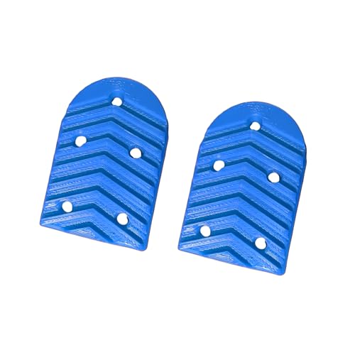 Replacement ski Boot Heel Soles – Compatible with Salomon Evo – Left and Right Heel Soles – 5-Eyelet (per Pair)