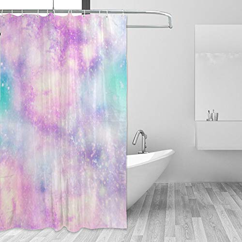 Rideau de douche imperméable anti-éclaboussures pour sol sec 66x72