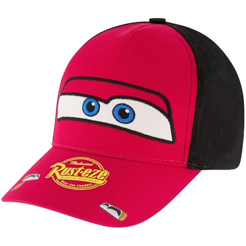 Disney boys Disney Toddler Hat for Boyâ€™s, Lightning Mcqueen Kids Baseball Cap, Red, 2-4T US - image 1