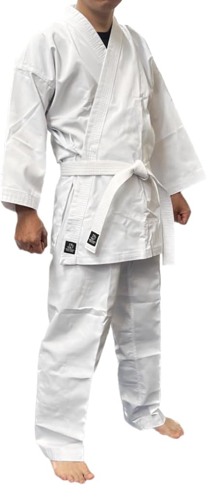 [LINER SPORTS] 空手着 上下白帯 ３点セット 入門者向け ライナースポーツオリジナル