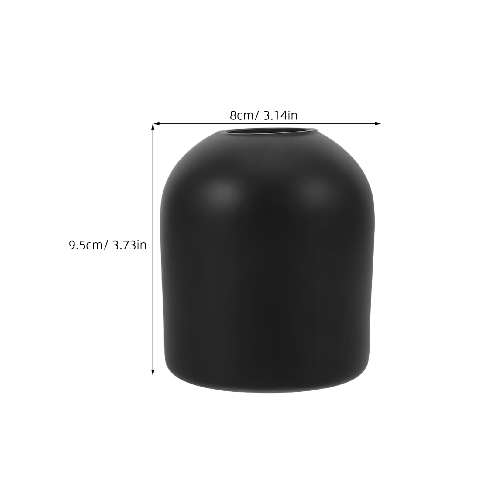 Botellas Difusoras de Varillas de Vidrio Grueso 300 Ml, Juego de 2 Piezas Negras Rellenable para Aceites Esenciales, Difusores Decorativos para Aromaterapia en Hogar y Oficina