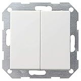 Serienschalter2-fachEinbautiefe: 28 mm10 AX 250 V~mit gerade stehender Wippe ProdukttypTastschalterFarbereinweiß seidenmattKontrollleuchteneinProduktartUnterputzeinsatzSchaltungsartSerienschalterAnzahl der Tasten2SerieSystem 55