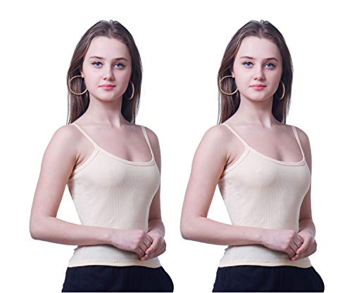Image of Splash Women's Camisole Slip|Fine Cotton Rich Spaghetti Top for Women and Girls - 120