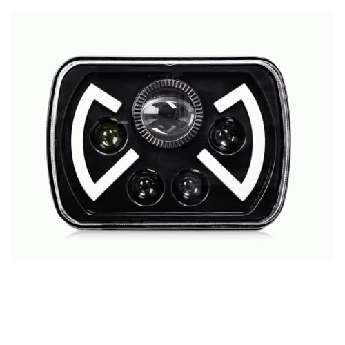 Phare avant H4 7x6 pour Jeep Cherokee XJ idéal pour les sorties outdoor et le bivouac