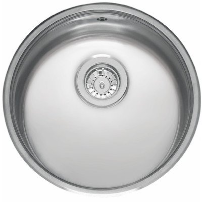 Preisvergleich Produktbild Reginox R18 390 COMFORT Rundbecken-Edelstahlspüle Auflagespüle - Ausschnittmaß Platte (Ø): 420 mm / Spüle Edelstahl