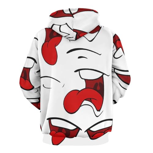 Sweat à Capuche Bouche pour Vos Sorties Urbaines Décontractées - 3