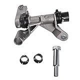 silvery color 4WD 4x4 Transfer Case Lower Shift Linkage Control Lever  Fits 1992-1996 Ford Bronco or F150 92-99 F250 92-97 F350 Replace 6TZ7210HA, F2TZ7210B, F2TZ7210K, F3TZ7210C, F6TZ7210HA 600-602