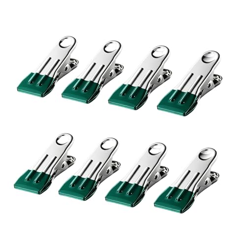 Pinzas resistentes para la colada, 8 unidades, pinzas de sujeción para ropa, pinzas para fotos, fotos, alimentos, toallas, hogar, lavandería, exterior, baño y cocina