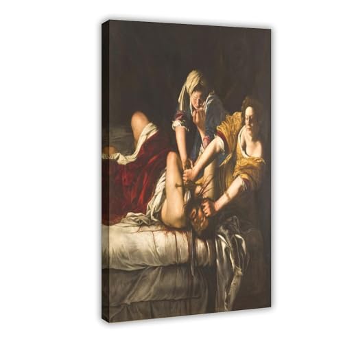 Affiche Artemisia Gentileschi déco murale salon tableau suspendu dramatique