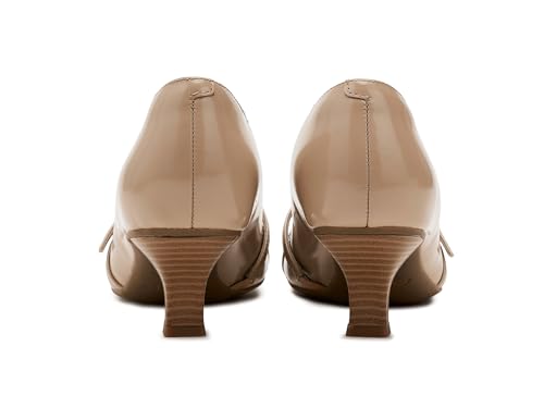 Clarks Collection Women's Kepley Star Pump, Beige Leather, 5 Medium US by Clarks - Used condition - Image 8