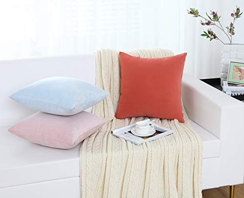 Jeneoo Set Of 2 Comfy Soft Velvet Lumbar Throw Pillow Cases For Sofa Couch, Decorative Solid Rectangle Cushion Covers For Bedroom Car (12 X 20 Inches, Lemon Yellow) #TOP2