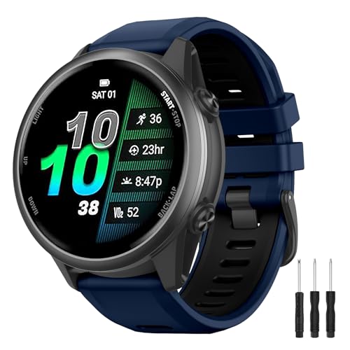 OVERSTEP (I[o[Xebv) rvoh Garmin Forerunner 970 965 955 945 935p 22mm VRpXgbv Descent G1/G1 Solarp Cu[&ubN