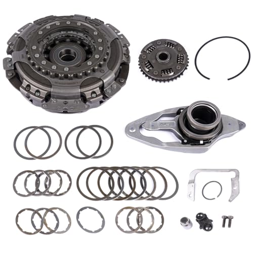 Getanye DQ200 DSG Transmission LUK Dual Clutch Kit 602000600 Replacement for Audi A3 A1 VW Golf Jetta Passat SKODA Fabia Octavia Superb 1.2T 1.4T 1.8T 0AM198141L 0AM198140F