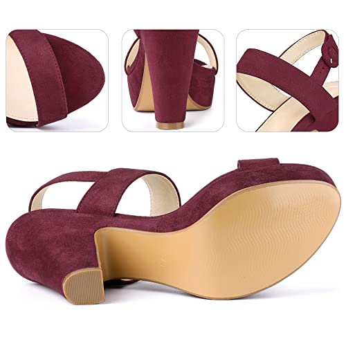 Perphy Platform Slingback Block Heeled Sandals for Women3