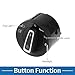 A ABSOPRO Headlight Switch for VW Golf 2012-2021 for VW Touran 2015-2019 Headlamp Dimmer Control Switch Replacement No.5G0941431BD/5GG941431D 1 Pcs