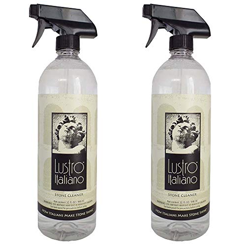 YeegfeyA Lustro Italiano - Natura Stone Countertop Cleaner - 2 Pack - 32oz