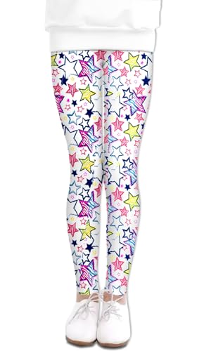 Image of LUOUSE Girls' Leggings Full Length Comfy Pants Trousers 4-13 Years