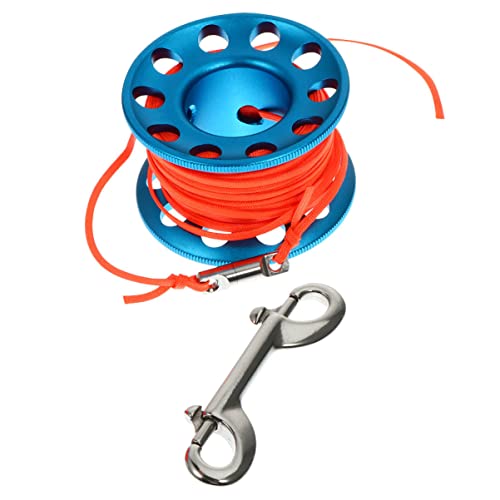 Abaodam 1Set Professional Scuba Diving Reel Spool with Durable Underwater Tool for Easy Operation and Quick Use for Cave Diving and Wreck Exploration