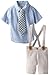 Mud Pie Baby-Boys Newborn Seersucker 3 Piece Set With Tie