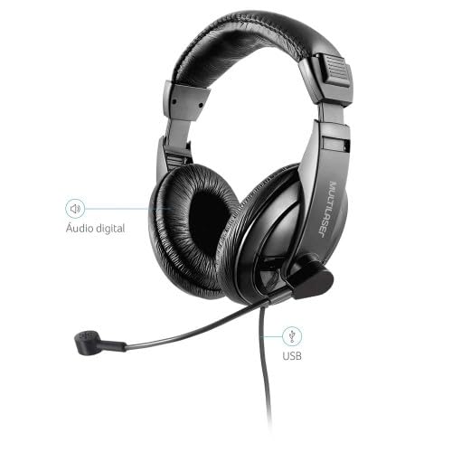Headset Giant Conexão USB Cabo 190cm Cancelamento de Ruído
