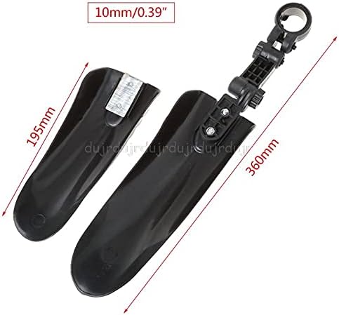 Bike Mudguard,Cycling Fenders,E-Bike Fender, 1 Set Bicycle Fender Front Rear Tackle Mudguard Children Bike Kids Parts Cycling Universal Wings MTB Protection