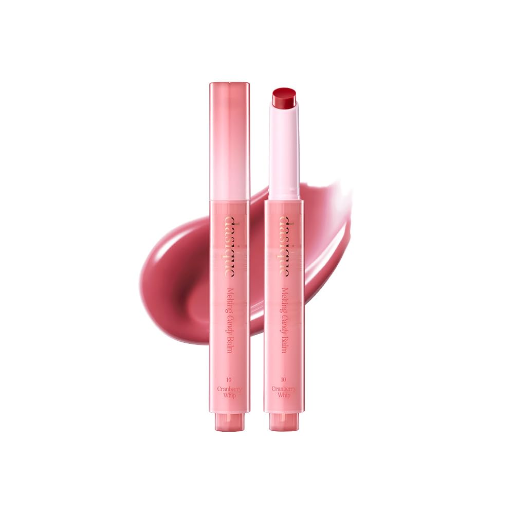 Dasique Melting Candy Balm (#10 Cranberry Whip) | Glossy Balm | Moisturizing | For dry Lips | Vegan