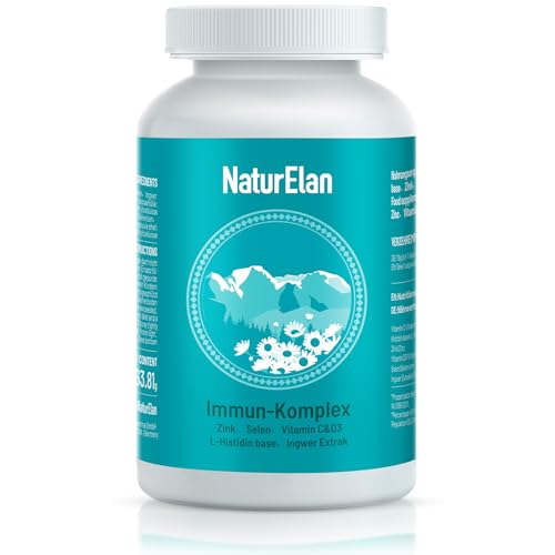 Immunkur NaturElan zur Unterstützung des Immunsystems für Erwachsene, 120 Kapseln