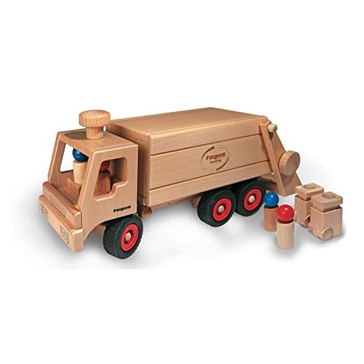 Fagus 10.66 Madera vehículo de Juguete - Vehículos de Juguete (Madera, Marrón, 43 cm)